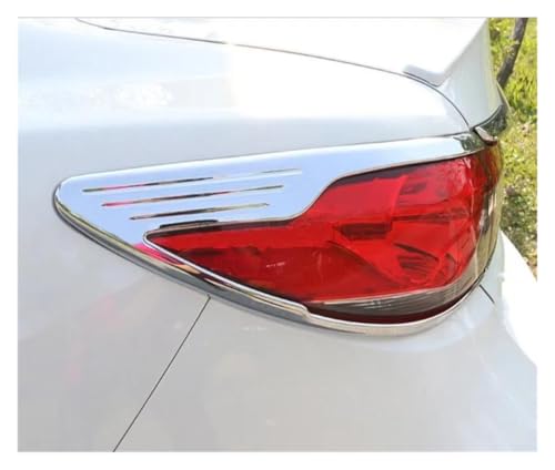 Cubierta protectora para luz trasera cromada de faro trasero para Mazda 6 Atenza Sedán 14-18 4