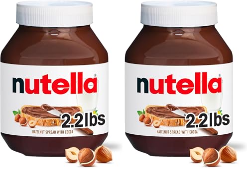 Nutella Hazelnut Spread With Cocoa For Breakfast, 35.3 Oz Jar