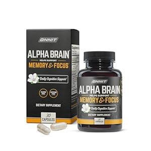 ONNIT Alpha Brain Nootropic Brain Supplement for M...