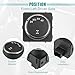 ACROPIX Front Left Driver Side 4WD Four Wheel Drive Switch Fit for Chevrolet Avalanche for GMC Yukon 2008-2014 No.25878425 - Pack of 1 Black