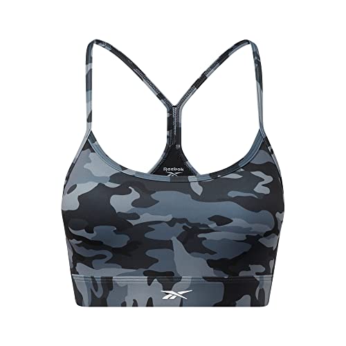 Reebok Women's TS Lux Skinny Bra - Camo Sports Bra