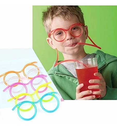 OCULOS CANUDO BEBIDA - 2 unid. Laranja