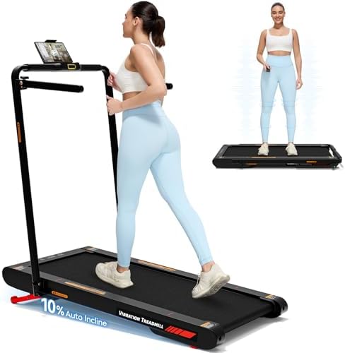 Sperax 4 in 1 Walking Vibration Pad Treadmill, Walking Treadmill ...