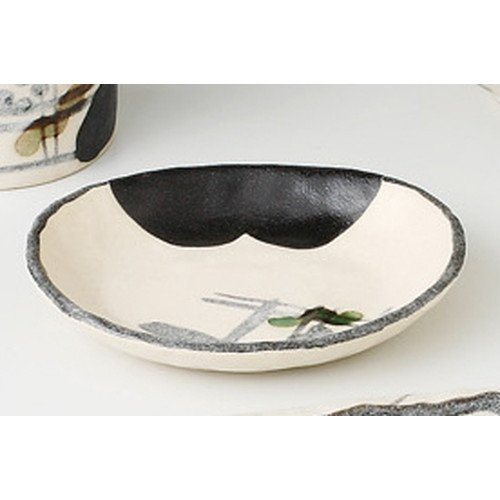 Olibe Umedaki Bean Plate, 4.5 X 3.7 X 0.7 Inches (11.3 X 9.5 X 1.8 Cm), 3.2 Oz (90 G), Buckwheat Udon Set, Restaurant, Commercial Use, Summer #TOP24