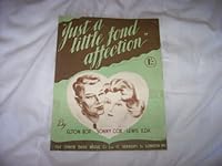 Just a Little Fond Affection (Kate Smith on cover)(sheet music) B002EPAHB6 Book Cover
