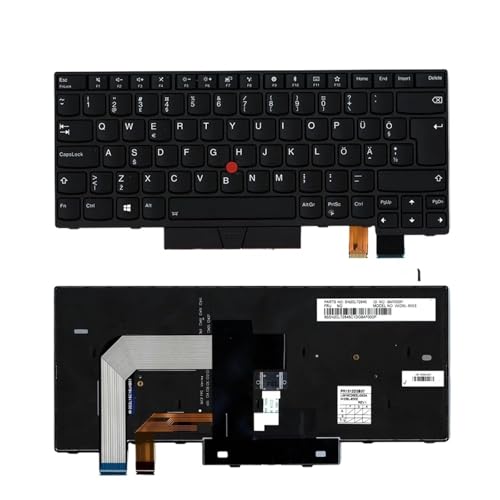 Clavier de rechange estonien rétroéclairé pour portable T470