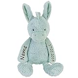 Kleiner Esel in petrol, Kuschelweicher Begleiter, von Geburt an