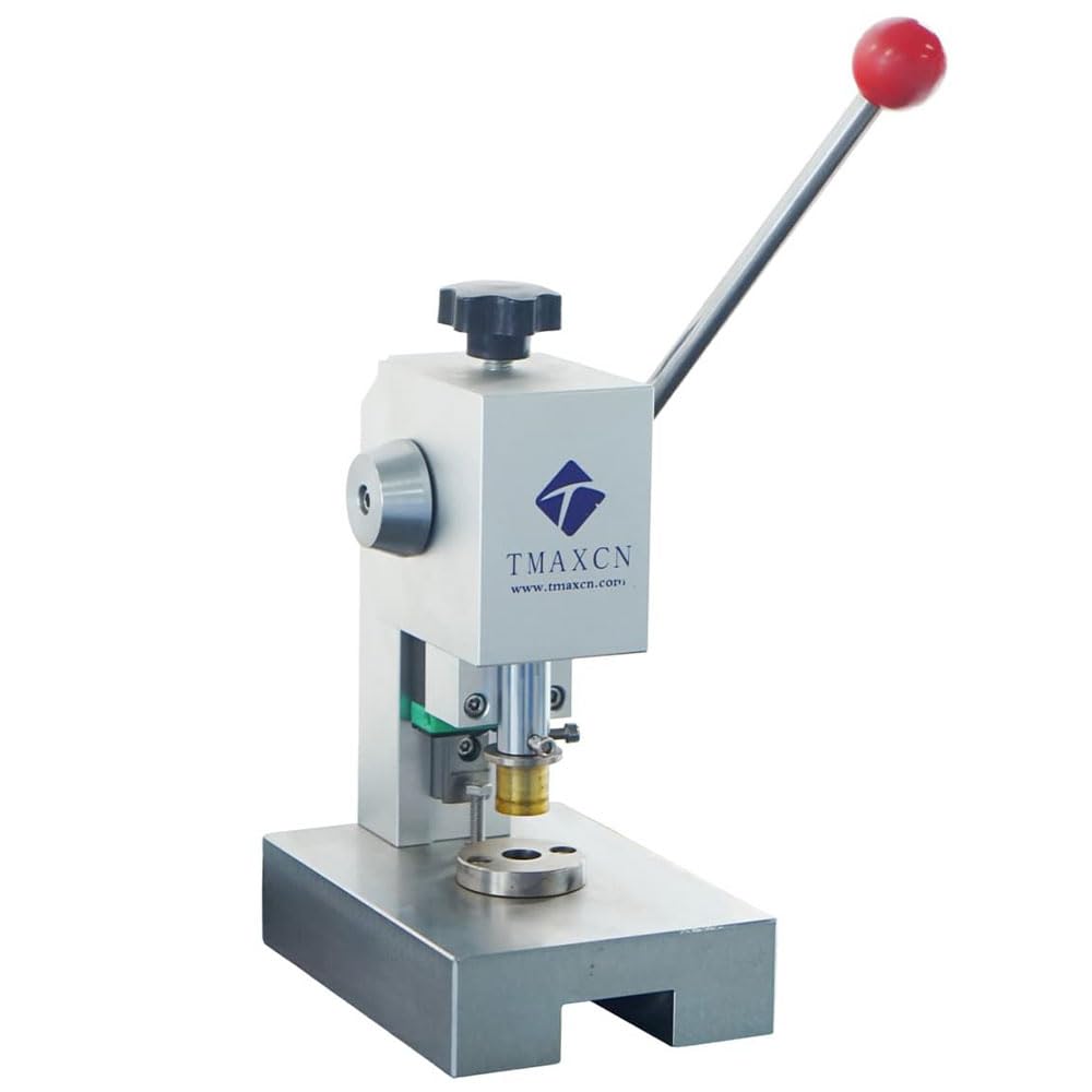 TMAXCN Brand Disc Punching Machine for Coin Cell Electrode Disc Cutter (18mm Cutting die)