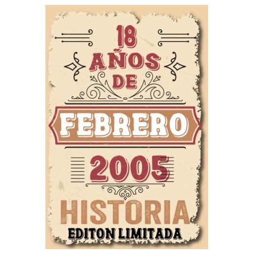 18 Años Cumpleaños Vintage En Febrero 2005: 18 años Regalos de cumpleaños de Febrero | Citas de motivación| Nacido en Febrero 2005 18 años Febrero