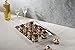 James Scott Rectangle Serving Tray Hammered Stainless Steel, Multipurpose for Kitchen, Dining, Bathroom 11x16 inch