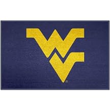 FANMATS 2466 West Virginia Mountaineers Starter Mat Accent Rug - 19in. x 30in. | Sports Fan Home Decor Rug and Tailgating Mat