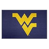 FANMATS 2466 West Virginia Mountaineers Starter Mat Accent Rug - 19in. x 30in. | Sports Fan Home Decor Rug and Tailgating Mat
