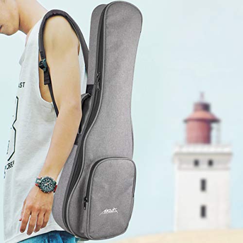 Aklot MI3020-AKM 32 Inch Gig Bag Carry Handle Case For 30＂ Baritone Ukulele 32 Inch Bass Ukulele Guitalele 12Mm Thick Padding thumb #8
