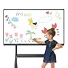 JASZDOT 55'' Smart Board, 4K UHD Interactive Touchscreen Whiteboard, Android13 Wireless Smartboard for Classroom Home Office Studio