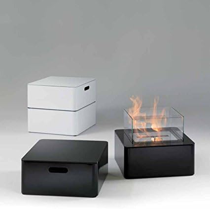 Bio-Ethanol fireplace Horus FIREBOX white-cedar