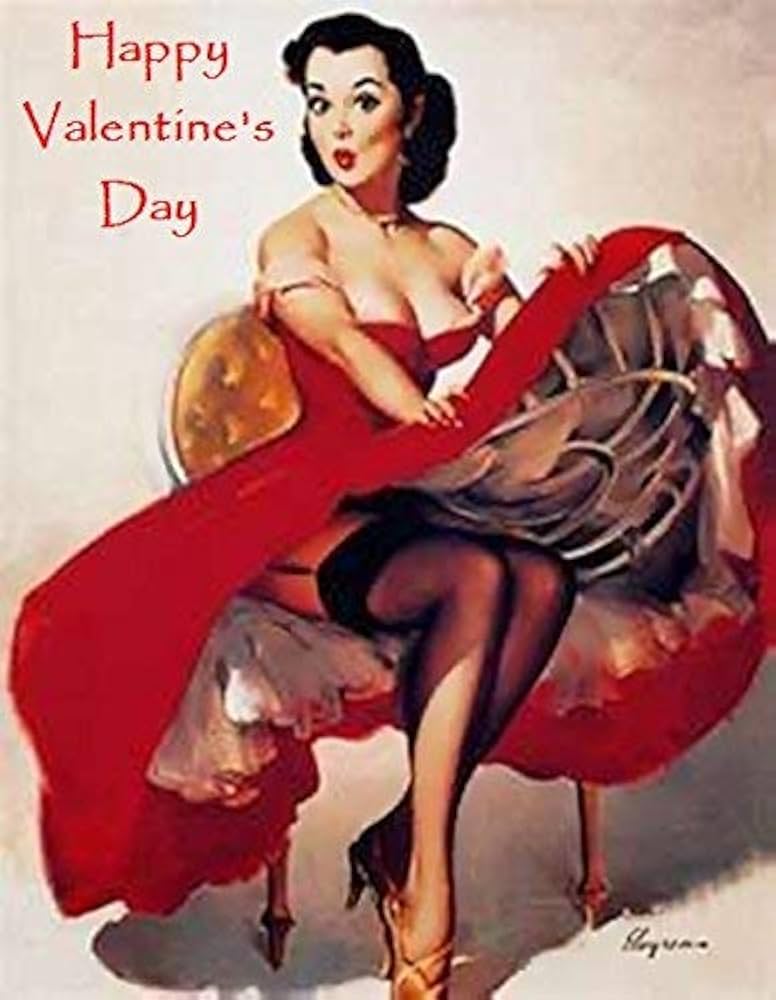 Amazon.com: 6 Pc Set Pin Up Girls Valentines Series 2
