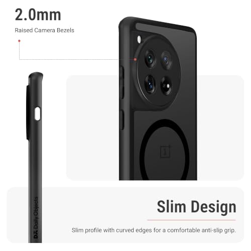 Image of DailyObjects Nimbus 2.0 Magnetic Phone Case Cover Compatible with OnePlus 12R | Wireless Charging Slim Back Cover | 2 Layer Edge Protection & Shockproof