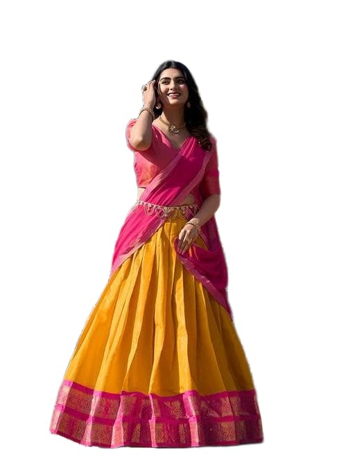 Tradition Bloom Art Silk Art Silk South Indian_kaju Musterd 11_06_0406-picture-43