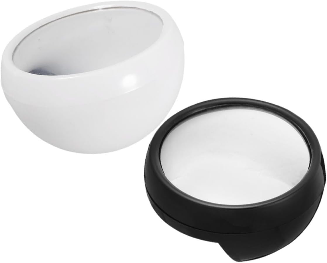 Toddmomy 2pcs Universal Wide Angle Car Mirror Convex Blind Spot Mirrors Acrylic and PC Material for Enhanced Safety, Privacy Protection, for Parking and Driving Assistance in Vehicles