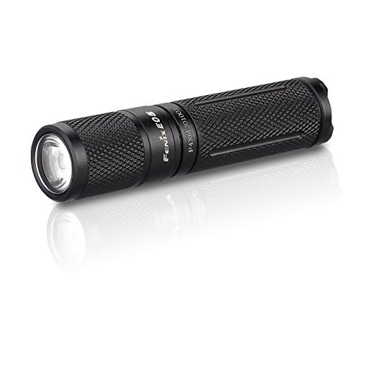 Fenix Lampe de poche E05 85 lumens Noir
