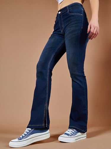 Image of Dolce Crudo High Rise Bootcut Jeans for Women