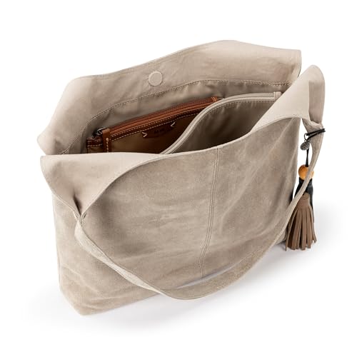 Image of The Sak Huntley Hobo Bag - Premium Leather Women's Purse for Everyday & Travel - Handbag with Shoulder Bag Straps