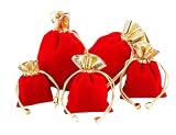 Elegant Pouches Lint Bag Flannelette Jewlery Sachet Charpie Motarium Cotton Flannel Gilt-edged Packing Bag 50Pcs/Lot-China,Red,9x12