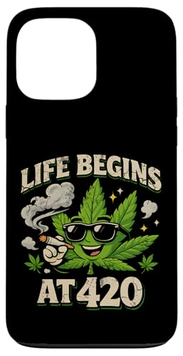 Life Begins at 420 �ʔ����喃�t�}���t�@�i�f�U�C�� �X�}�z�P�[�X iPhone 13 Pro Max �p