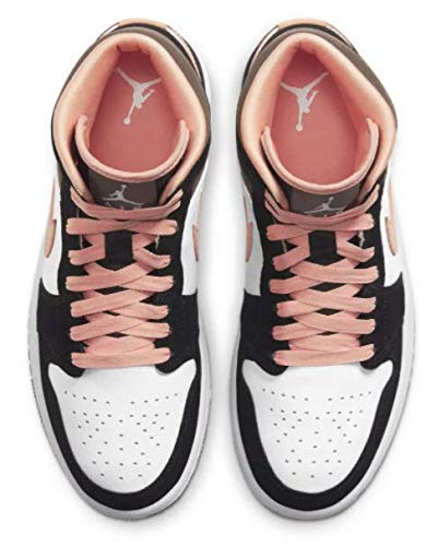 AIR JORDAN Women's Air Jordan 1 Mid SE Peach Mocha (DH0210 100) Size 11.5W, 10M