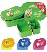 AWAVE Schule der Magischen Tiere Edelstahl Trinkflasche für Kinder 380 ml Beerenrot Suitable for Beverages Auslaufsicher
