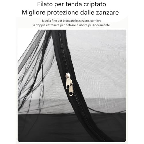 Auvent en maille pour camping et lit extérieur imperméable - 6