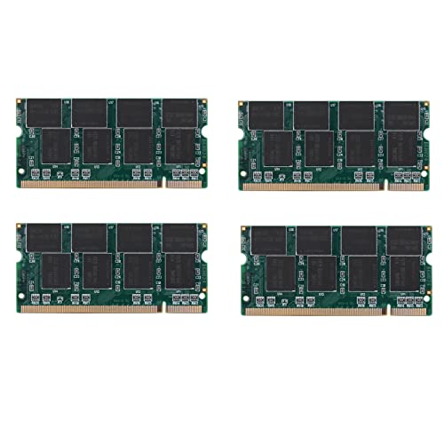 Hlsicna(�w���V���L) 4X 1GB DDR1���b�v�g�b�v������RAM SO-DIMM 200PIN DDR333 PC 2700 333MHz�A�m�[�g�u�b�NSodimm�������p