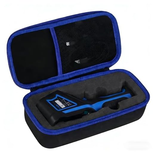 HarborCase Travel Case for TOPDON TC004 Mini Thermal Imaging Camera with Removable Custom Sponge Insert (Only Case) (Black)