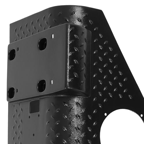 ALMULOO Rear Body Armor Compatible with 1997-2006 Jeep Wrangler TJ Corner Guard Kit Diamond Plate Quarter Panel Left + Right Side Plastic(ABS) Textured Black by ALMULOO - Image 5