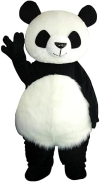 Kigurumi Adult Panda Cosplay Full Body Mascot, Kigurumi Cosplay, Cute, Funny Costume, For Adults, Halloween, Christmas, Character, Costume, Headwear, Cheer, Event Promotional Supplies