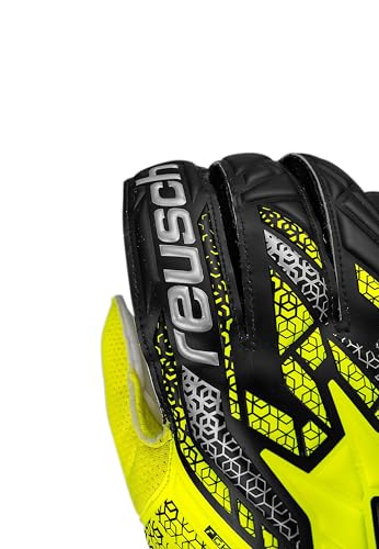Reusch Attrakt Solid Grip - Guantes de Portero de fútbol para Adultos para Hombres y Mujeres, adecuados para Todas Las Condiciones climáticas y Superficies de Campo de Juego - imagen 5