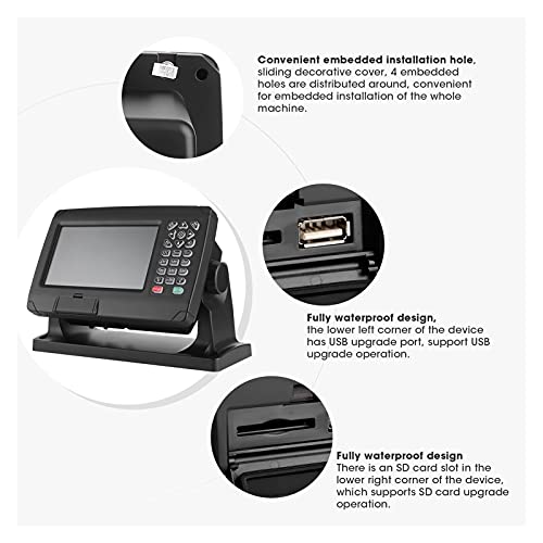 GPS-boot 7in LCD Marine GPS Locator met Navigator-plottergrafiek voor jachten vissersboten Dieptezoekers voor boten - Image 7