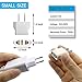 4 Pack European to US Plug Adapter, 220V to 110V Adapter Plug Converter, Travel Adapter European to American, Canada, Mexico, Type A, White