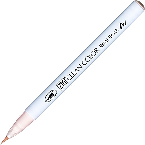 Kuretake ZIG Clean Color Real Brush Pen, Pale Pink Ink