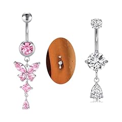 A2- dangle 2pcs - silver pink