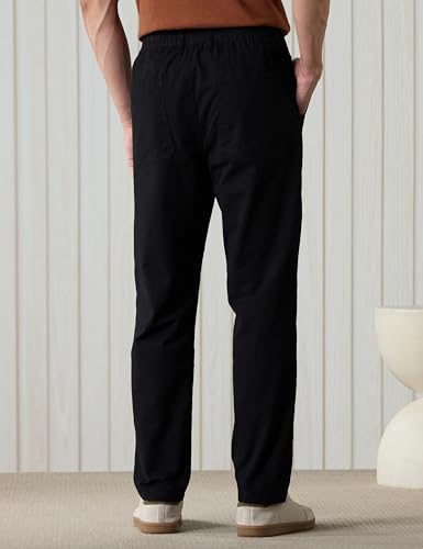 Image of Amazon Brand - Symbol Men Relaxed Casual Trouser (Fully Elasticated Waistband | 100% Cotton | Pants)
