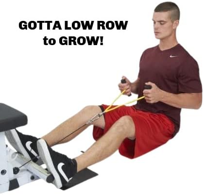 Miniatura 7 de Manijas de gimnasio de agarre delgado "doble" para entrenamientos de máquina de cable, asas de cable 20% más fuertes de tracción central, ataque LAT