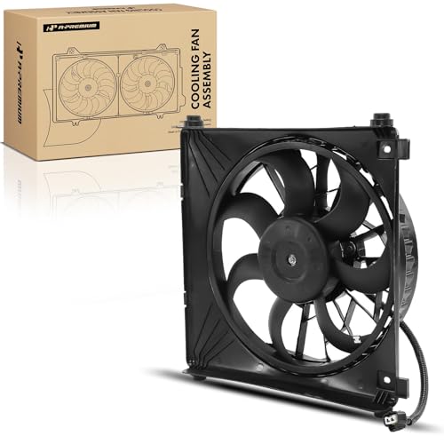 A-Premium Right Engine Radiator Cooling Fan Assembly Compatible with Select