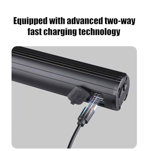 Éclairage sécurité puissant pour bicyclette avec 4 modes de lumière USB - 7