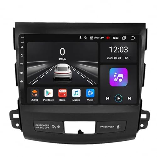 Écran tactile pour Mitsubishi Outlander 2005-2011 Android 15 à 8 cœurs