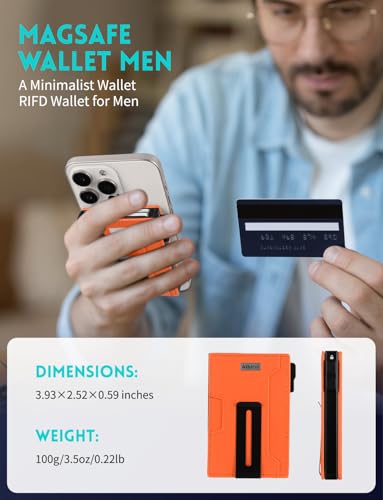 Image of Ridge Wallets for Men,Magsafe Wallet with money clip,Pop up wallet