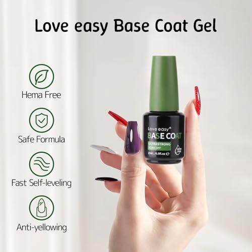 Esmalte Base Coat Gel Love easy 28+ Días Manicura miniatura 2