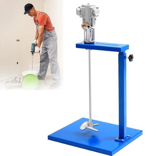 CWCQGH Power Mixers,Automatic Lifting Pneumatic Paint Mixer Machine Air Agitator 5 Gallon Pneumatic Paint Stirring Machine