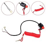 Für Kill Switch Boot - Motor-Lanyard-Kill-Schalter Ersetzen Sie Professionelle Motorrad-Außenborder-Rasenmäher. Notfall-Motor-Kill-Stopp-Schalter Mit Haltegurt-Lanyard-Kabel-Sicherheits-Stoppschalter