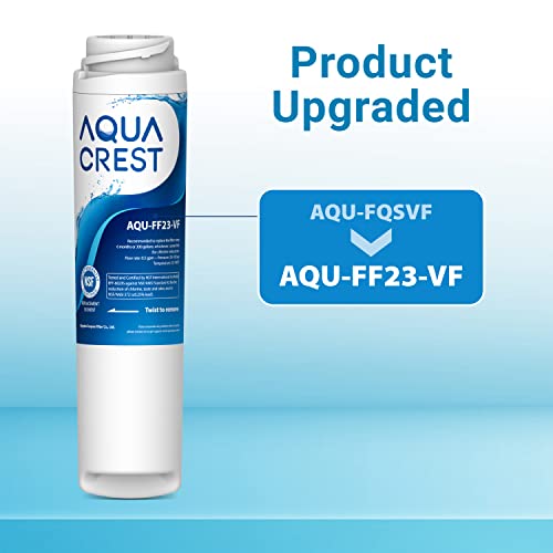 Aquacrest Fqsvf Under Sink Water Filter, Replacement For Ge Fqsvf, Fqsvn, Fqslf, Gxsv65R, Nsf 42 Certified (1 Set) #TOP1